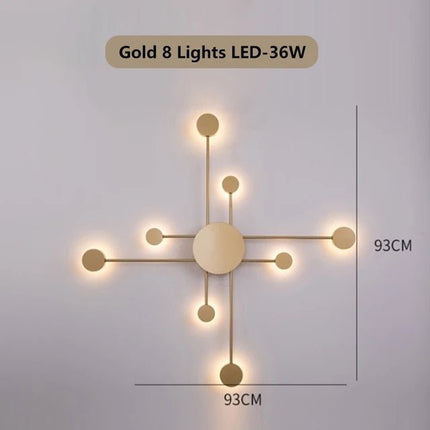 LED Wall Sconce Modern Nordic Star Cloud Wall Lamp - LED Wall Sconce - Sanoni - Mad Fly Essentials