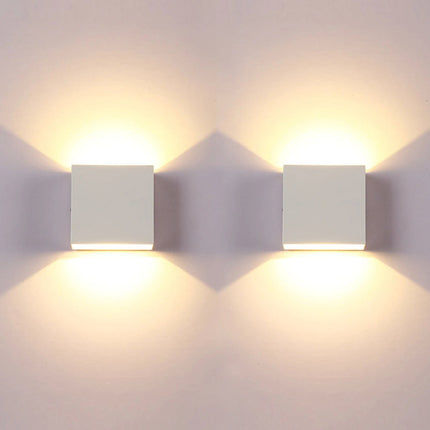 LED Wall Sconce Rechargeable RGB Remote Square Wall Lamp - LED Wall Sconce - STRYVISM - Mad Fly Essentials