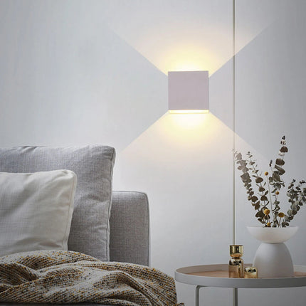 LED Wall Sconce Rechargeable RGB Remote Square Wall Lamp - LED Wall Sconce - STRYVISM - Mad Fly Essentials