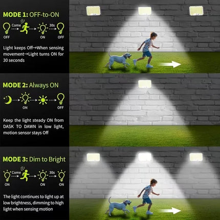LED Wall Sconce Solar Outdoor Motion Activated Wall Lamp - LED Wall Sconce - Dfiolk - Mad Fly Essentials