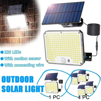 LED Wall Sconce Solar Outdoor Motion Activated Wall Lamp - LED Wall Sconce - Dfiolk - Mad Fly Essentials