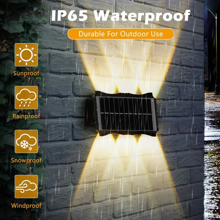 LED Wall Sconce Solar RGB Outdoor Exterior Wall Lamp - LED Wall Sconce - STERNLICHT - Mad Fly Essentials