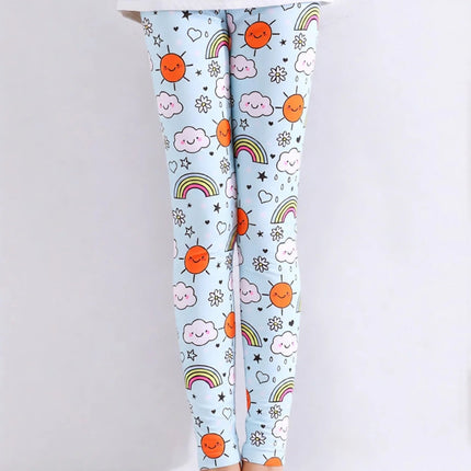 Leggings Baby Girl Floral 3D Pencil Pants - Leggings - LJMOFA - Mad Fly Essentials