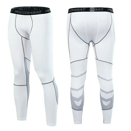 Leggings Men Camouflage Silk Elastic Compression Pants - Leggings - Fitness Essentials - Mad Fly Essentials