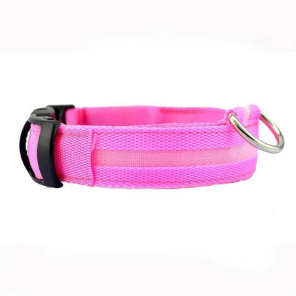 Leopard Dog Luminous Adjustable LED Pet Collar - LED Pet Collar - KAJIPET - Mad Fly Essentials