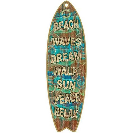 Life at the Beach Home Bar Surfing Sign Decor - Sign Decor - Putuo Decor - Mad Fly Essentials