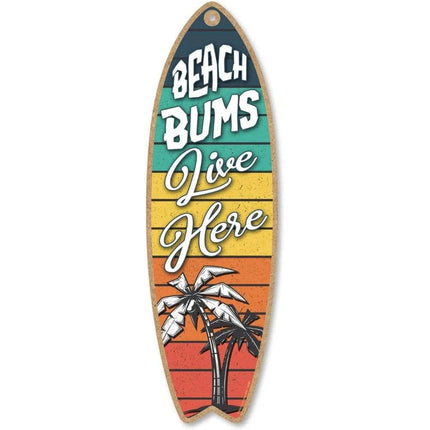 Life at the Beach Home Bar Surfing Sign Decor - Sign Decor - Putuo Decor - Mad Fly Essentials