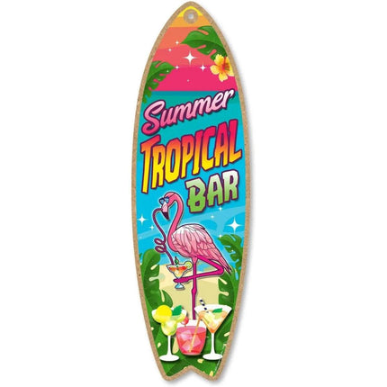 Life at the Beach Home Bar Surfing Sign Decor - Sign Decor - Putuo Decor - Mad Fly Essentials