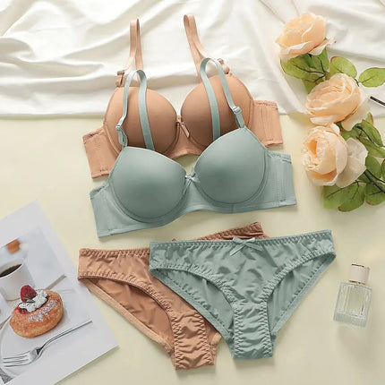 Lingerie Set Women Lace Steel Ring Push Up Underwear Set - Lingerie Set - iosgirl - Mad Fly Essentials