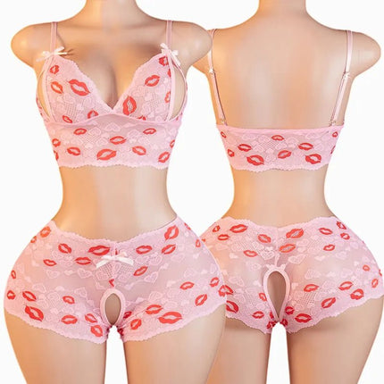 Lingerie Set Women Open Crotch Nightwear Set - Lingerie Set - OJBK - Mad Fly Essentials