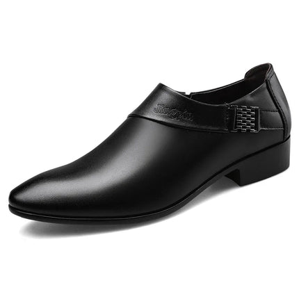 Loafers Men Brown Black Business Casual Oxford Wedding Loafers - Loafers - BC - Mad Fly Essentials