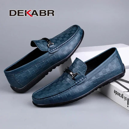 Loafers Men Business Casual Luxury Italian Wedding Flats - Loafers - DEKABR - Mad Fly Essentials