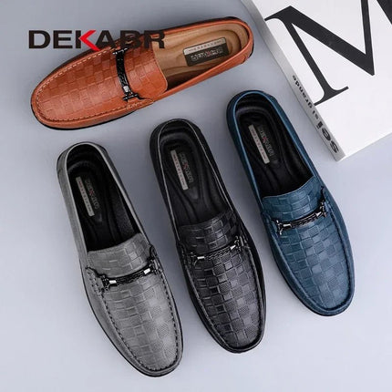 Loafers Men Business Casual Luxury Italian Wedding Flats - Loafers - DEKABR - Mad Fly Essentials