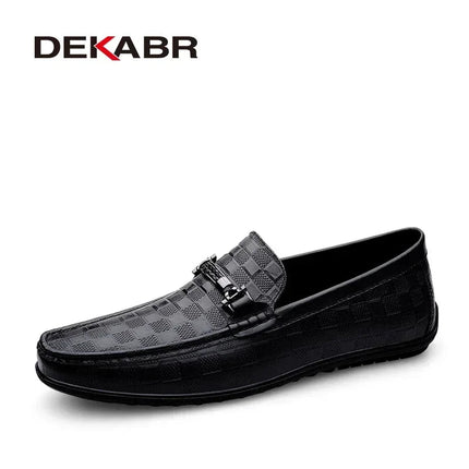 Loafers Men Business Casual Luxury Italian Wedding Flats - Loafers - DEKABR - Mad Fly Essentials