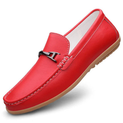 Loafers Men Business Casual Pink Wedding Shoes - Loafers - Abfuber - Mad Fly Essentials