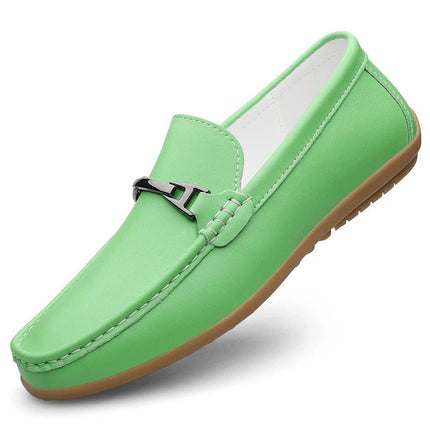 Loafers Men Business Casual Pink Wedding Shoes - Loafers - Abfuber - Mad Fly Essentials