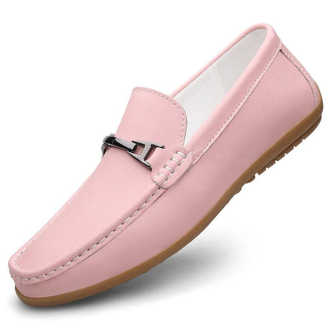 Loafers Men Business Casual Pink Wedding Shoes - Loafers - Abfuber - Mad Fly Essentials