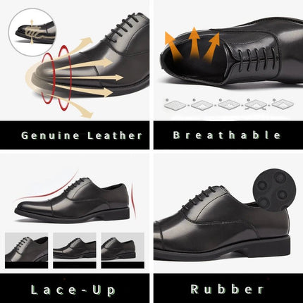 Loafers Men Business Oxford Leather Dress Shoes - Loafers - dudeli - Mad Fly Essentials