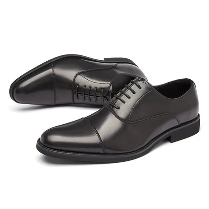 Loafers Men Business Oxford Leather Dress Shoes - Loafers - dudeli - Mad Fly Essentials