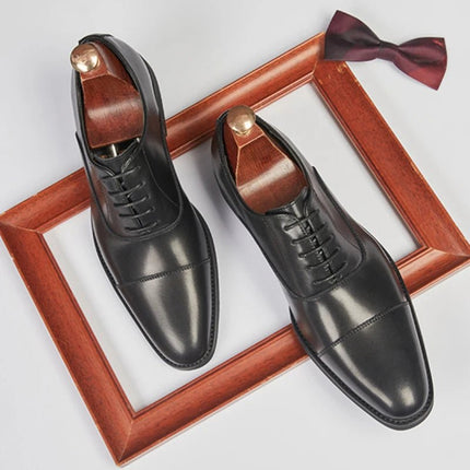 Loafers Men Business Oxford Leather Dress Shoes - Loafers - dudeli - Mad Fly Essentials