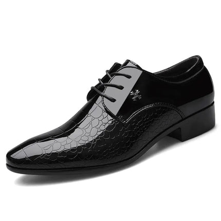 Loafers Men Leather Pointed Toe Wedding Loafers - Loafers - BC - Mad Fly Essentials