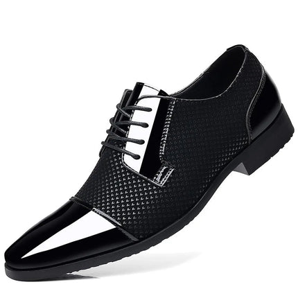 Loafers Men Party Formal Black Leather Dress Loafer - Loafers - BC - Mad Fly Essentials