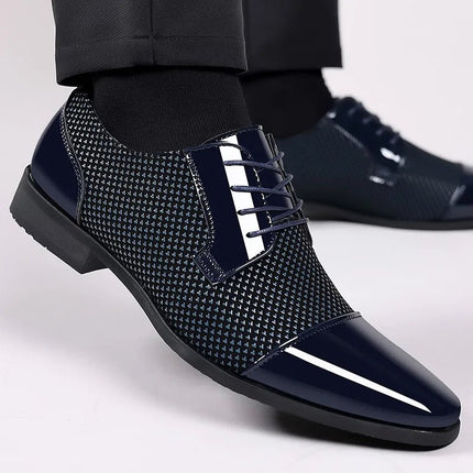 Loafers Men Party Formal Black Leather Dress Loafer - Loafers - BC - Mad Fly Essentials