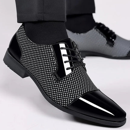 Loafers Men Party Formal Black Leather Dress Loafer - Loafers - BC - Mad Fly Essentials