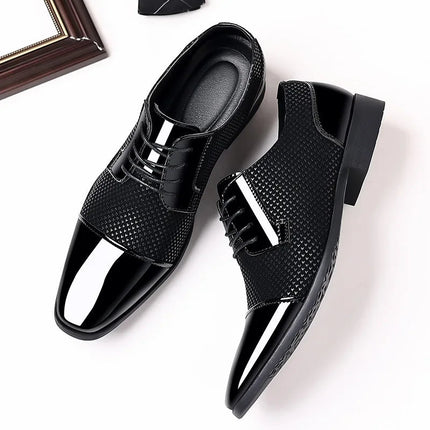 Loafers Men Party Formal Black Leather Dress Loafer - Loafers - BC - Mad Fly Essentials