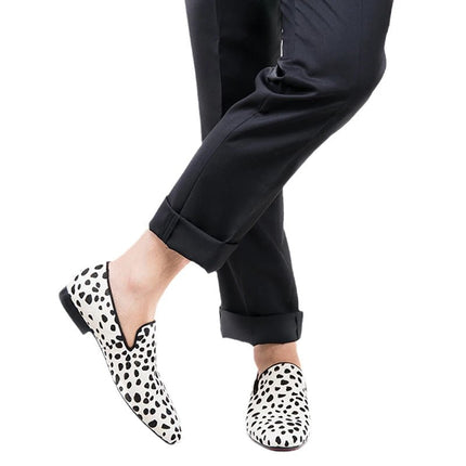 Loafers Men Smoking Striped Stars Wedding Loafers - Loafers - Piergitar - Mad Fly Essentials