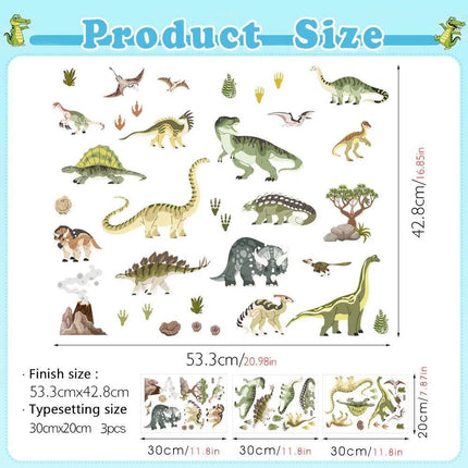 Luminous Dinosaur 3D Wall Sticker - Mad Fly Essentials