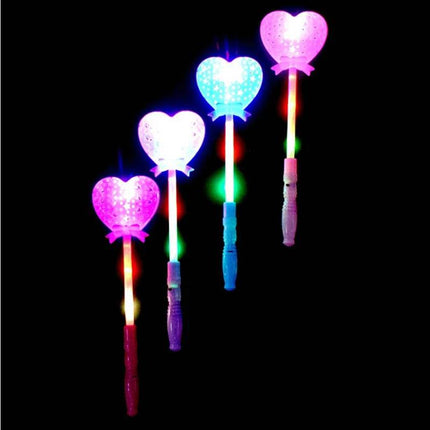 Luminous Heart Star Princess Wands LED Party Light - LED Party Light - STARNIGHT - Mad Fly Essentials