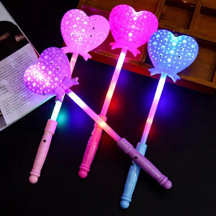 Luminous Heart Star Princess Wands LED Party Light - LED Party Light - STARNIGHT - Mad Fly Essentials