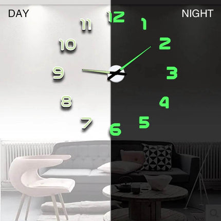 Luminous Modern Digital 3D - DIY Wall Clock - Wall Clock - LUMINOVA - Mad Fly Essentials