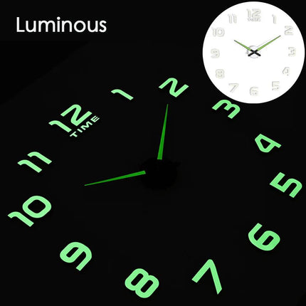Luminous Modern Digital 3D - DIY Wall Clock - Wall Clock - LUMINOVA - Mad Fly Essentials