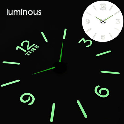 Luminous Modern Digital 3D - DIY Wall Clock - Wall Clock - LUMINOVA - Mad Fly Essentials