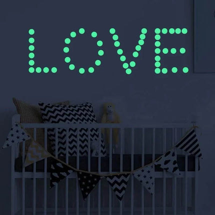 Luminous Polka Dot Star 3D Wall Sticker - Mad Fly Essentials