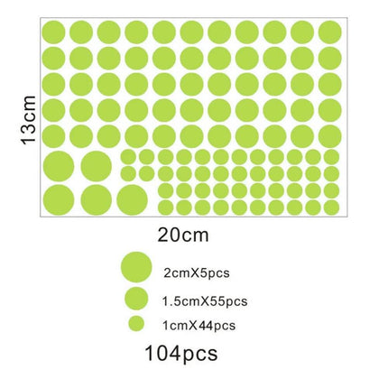 Luminous Polka Dot Star 3D Wall Sticker - 3D Wall Sticker - NICELET - Mad Fly Essentials