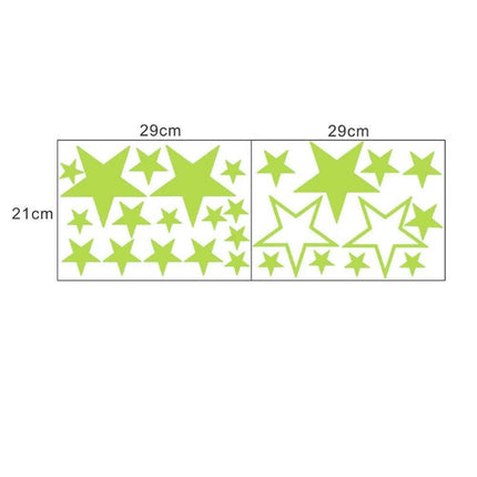 Luminous Polka Dot Star 3D Wall Sticker - 3D Wall Sticker - NICELET - Mad Fly Essentials
