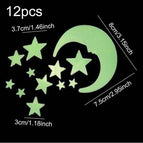 12pcs moon star