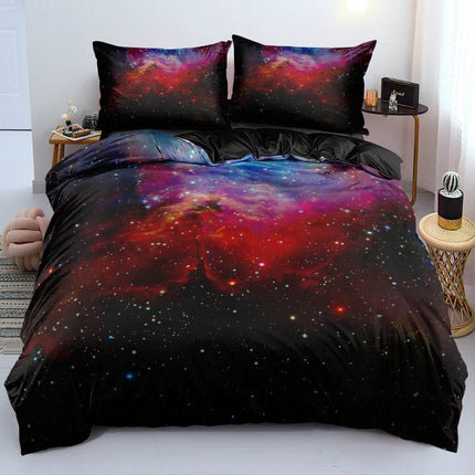Luxury Blue Galaxy Starry Sky Bedding Duvet Set - Duvet Set - Starlight - Mad Fly Essentials