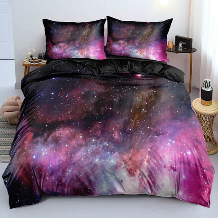 Luxury Blue Galaxy Starry Sky Bedding Duvet Set - Duvet Set - Starlight - Mad Fly Essentials