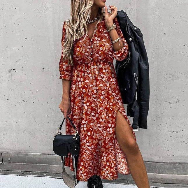 Mafirry Women Apparel Sundress Leopard Style Bohemian Summer MIDI Party Dress - Party Dress - MAFIRRY - Mad Fly Essentials
