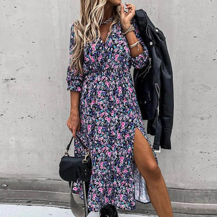 Mafirry Women Apparel Sundress Leopard Style Bohemian Summer MIDI Party Dress - Party Dress - MAFIRRY - Mad Fly Essentials