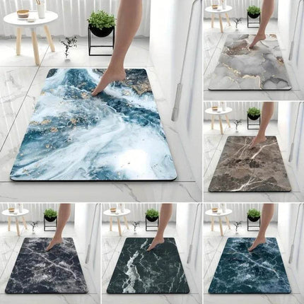 Marble Texture Kitchen 3D Entrance Doormat - Doormat - Billions Sellers - Mad Fly Essentials