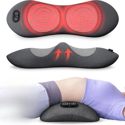 Massager Heat Vibration Back Pain Relief Support Pillow - Massager - EstherQueen - Mad Fly Essentials
