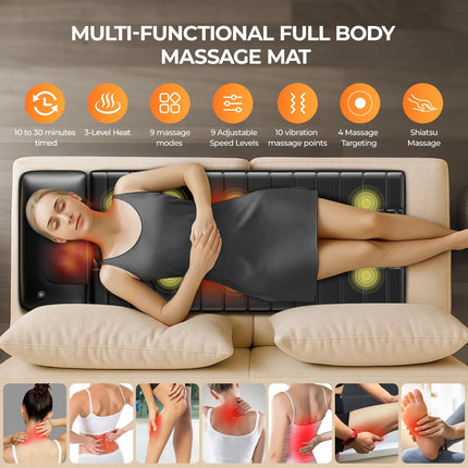 Massager Shiatsu Fully Body Massage Heat Pad - Massager - LEIFU - Mad Fly Essentials