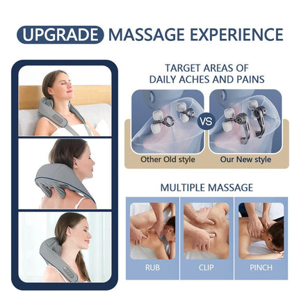 Massager Wireless Neck Back Shoulder Massager - Massager - LEIFU - Mad Fly Essentials