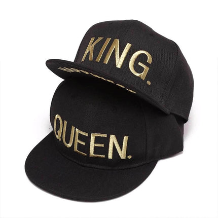 Matching Couple KING QUEEN Baseball Hat - Mad Fly Essentials