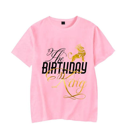 Matching Couple King Queen Birthday Graphic Shirt - Shirt - Cute Sphere - Mad Fly Essentials
